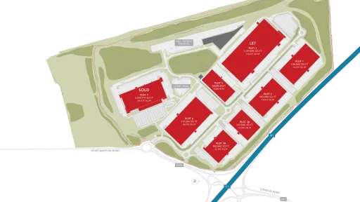 Masterplan Segro Logistics Park © Segro Logistics Park 